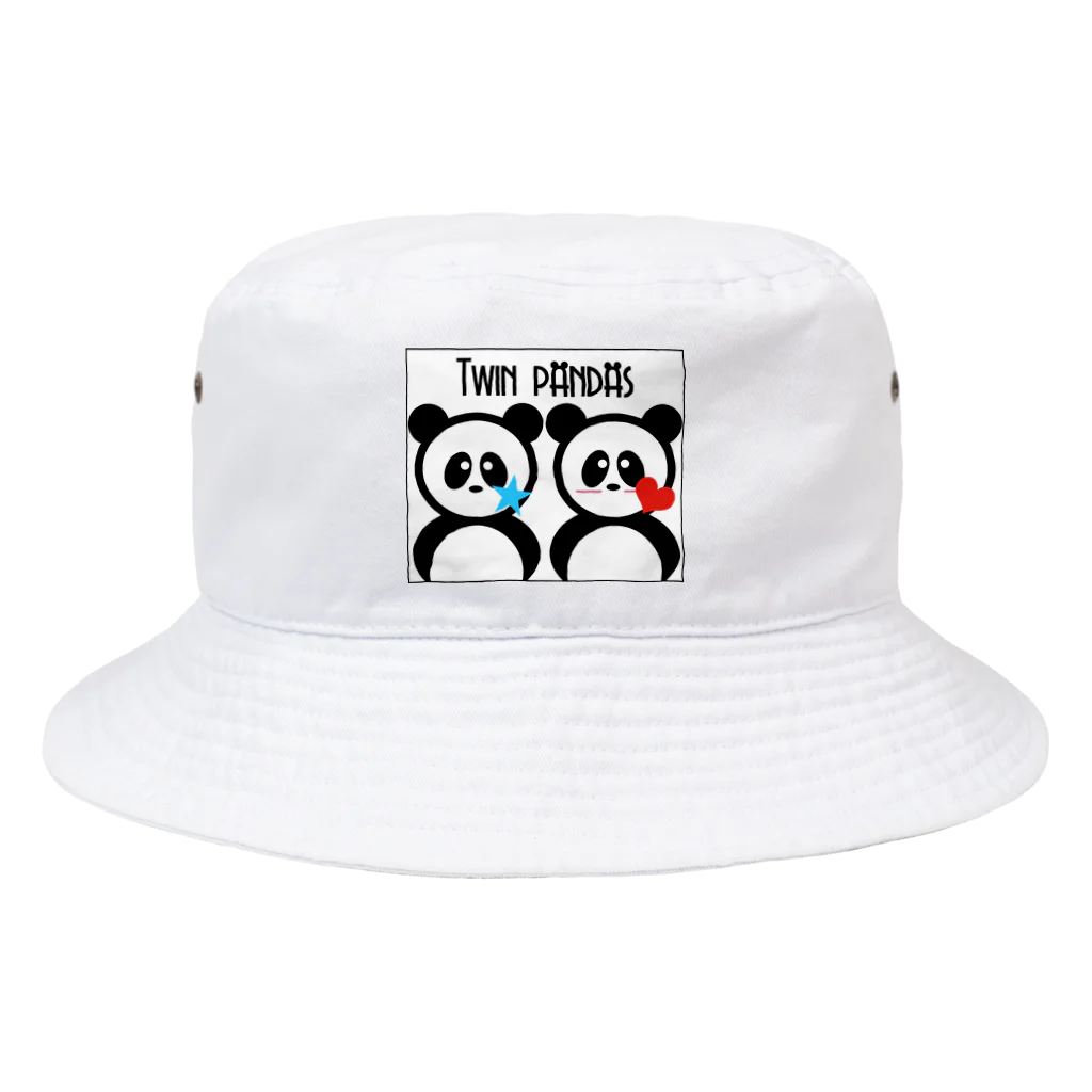 gackeyの双子のパンダちゃん Bucket Hat