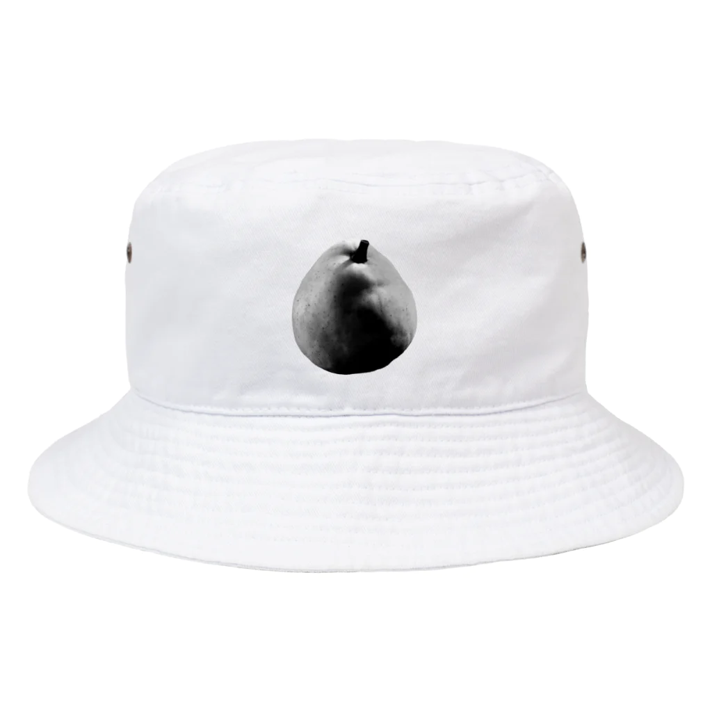 ハヤシ屋の洋梨好き-monochrome  Bucket Hat