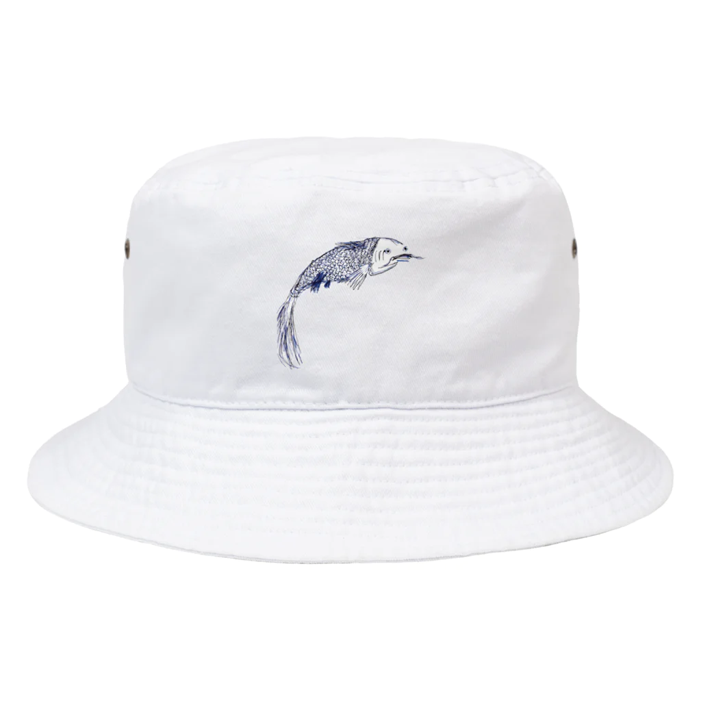 Fishes Can't FlyのBlanquito the Koi fish Bucket Hat