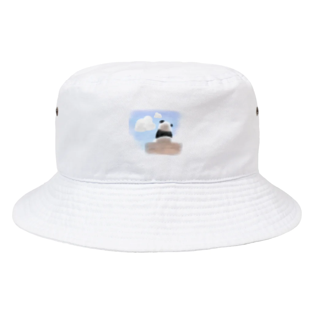 ぱすてらむぎこの青空パンダ Bucket Hat