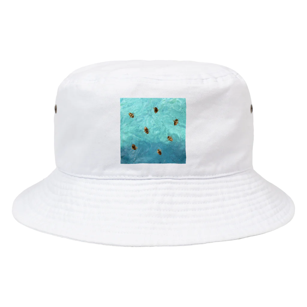 L_arctoaの海を泳ぐチャイロチビゲンゴロウ Bucket Hat