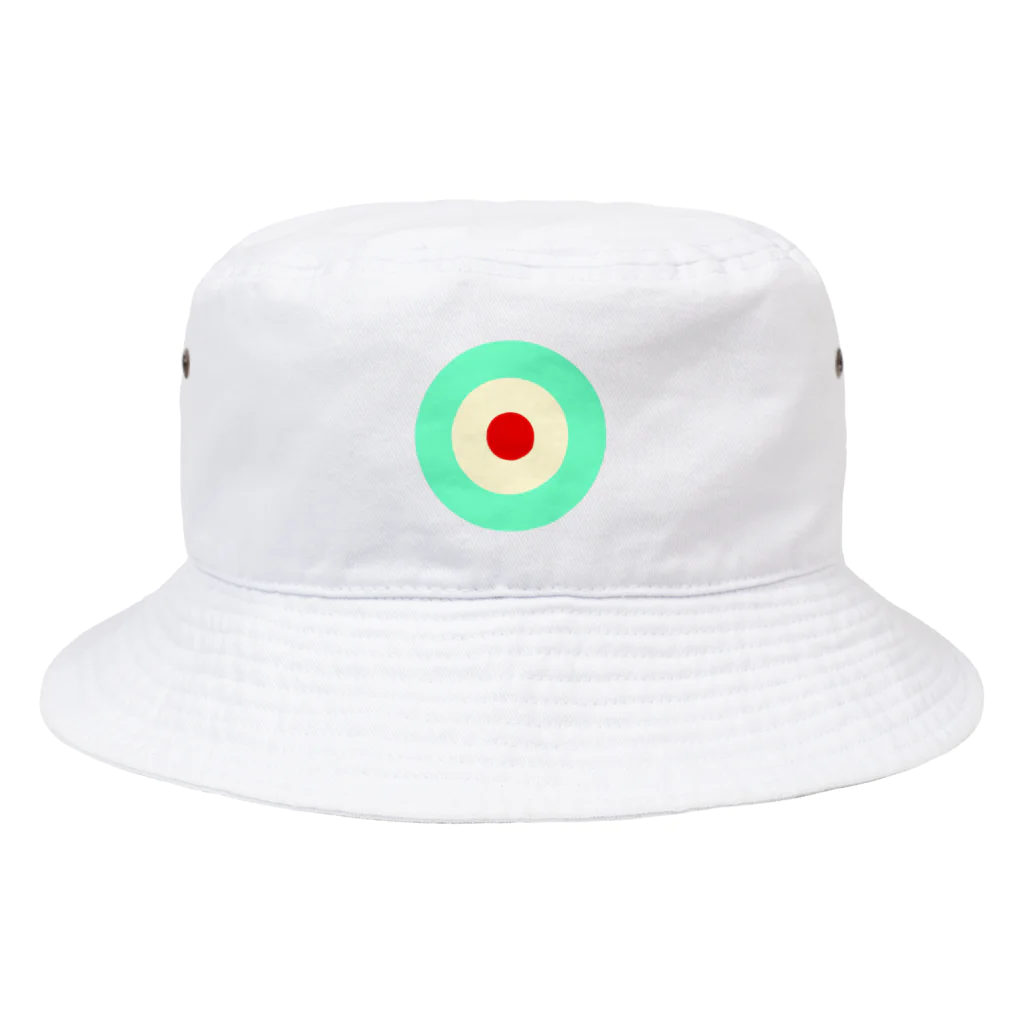 CORONET70のサークルa・ペパーミント・クリーム・赤 Bucket Hat