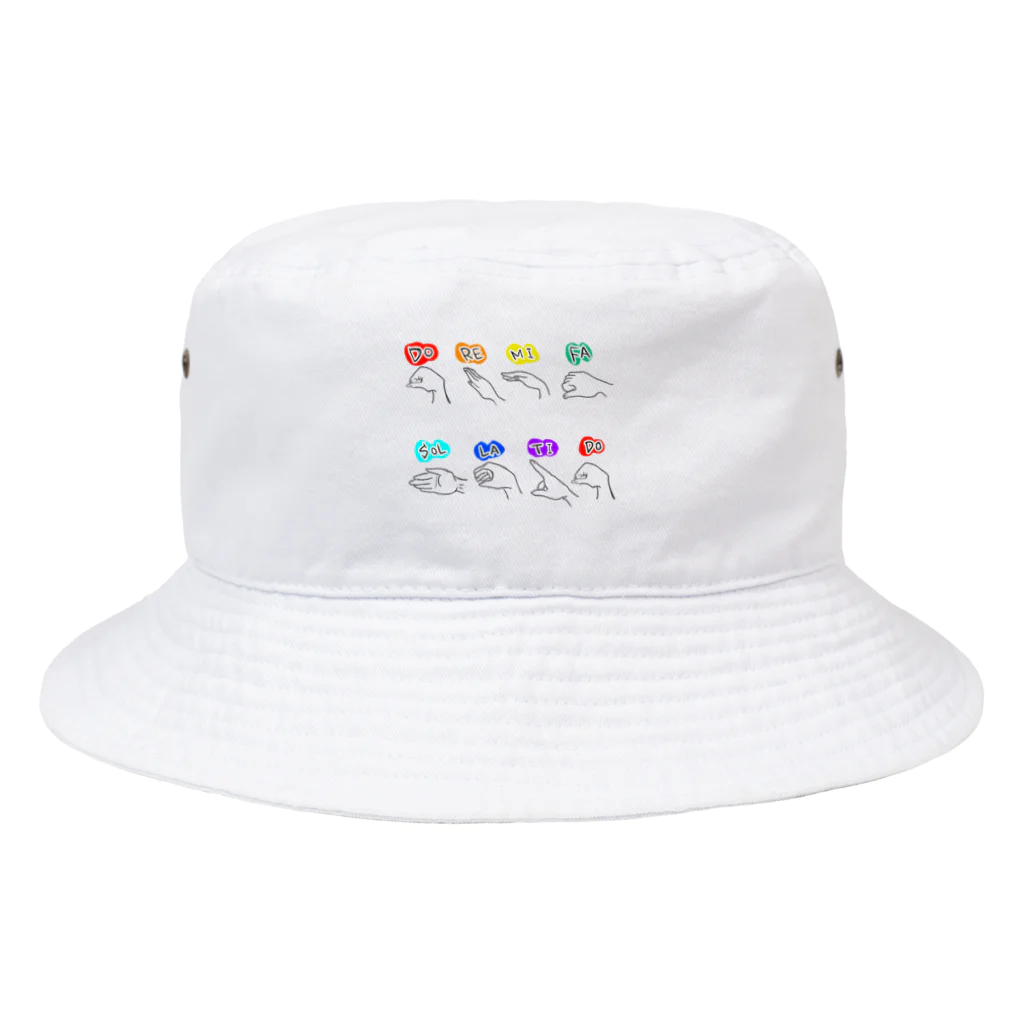 Coi_Galleryのドレミファハンドサイン Bucket Hat