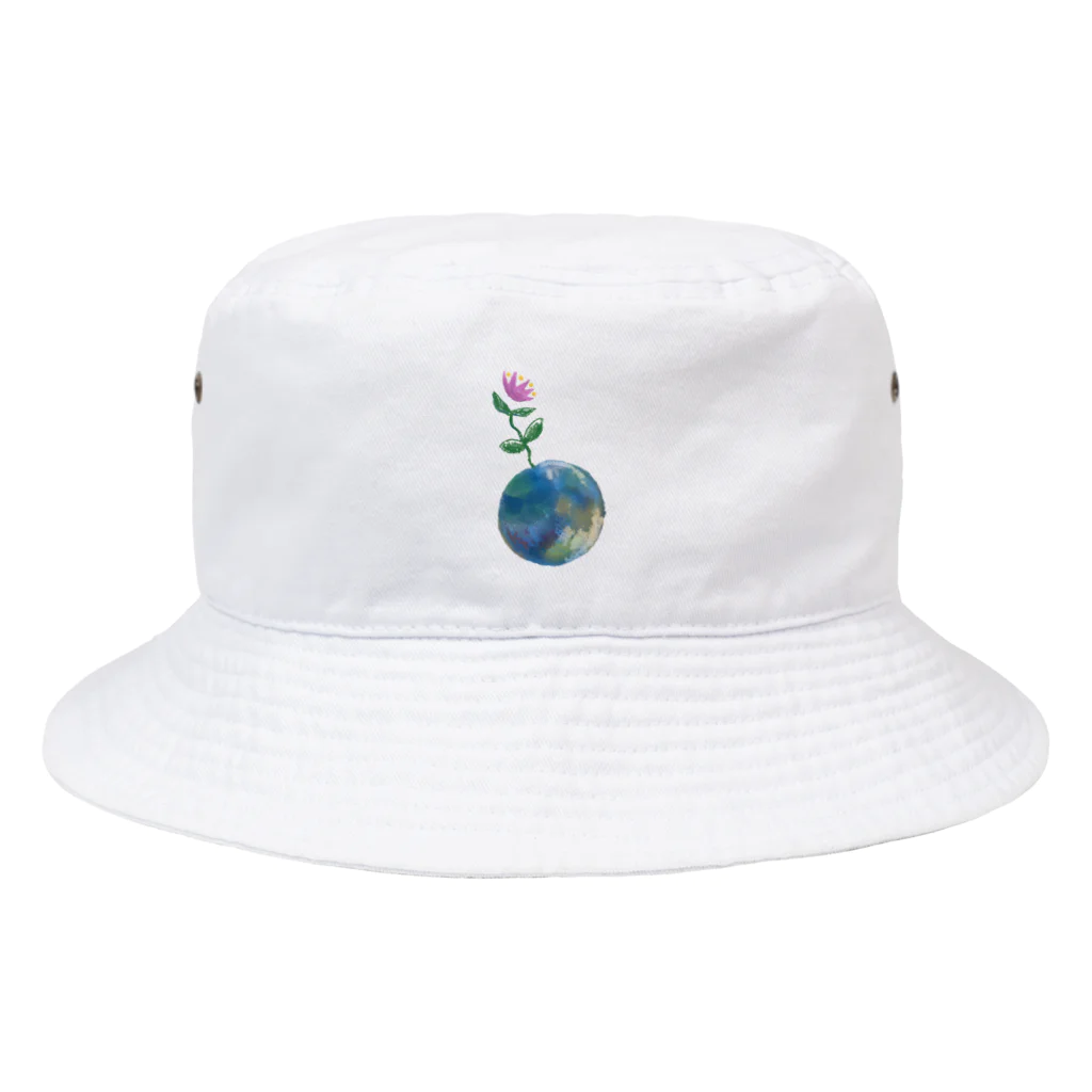 たつききえのflower planet Bucket Hat