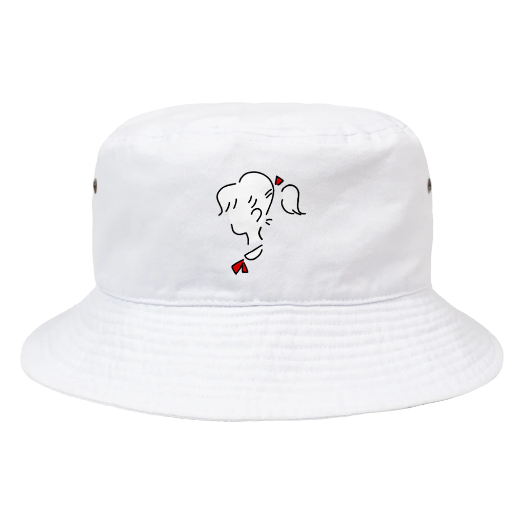 うさぎちゃんアイランドのポニーテールちゃん Bucket Hat