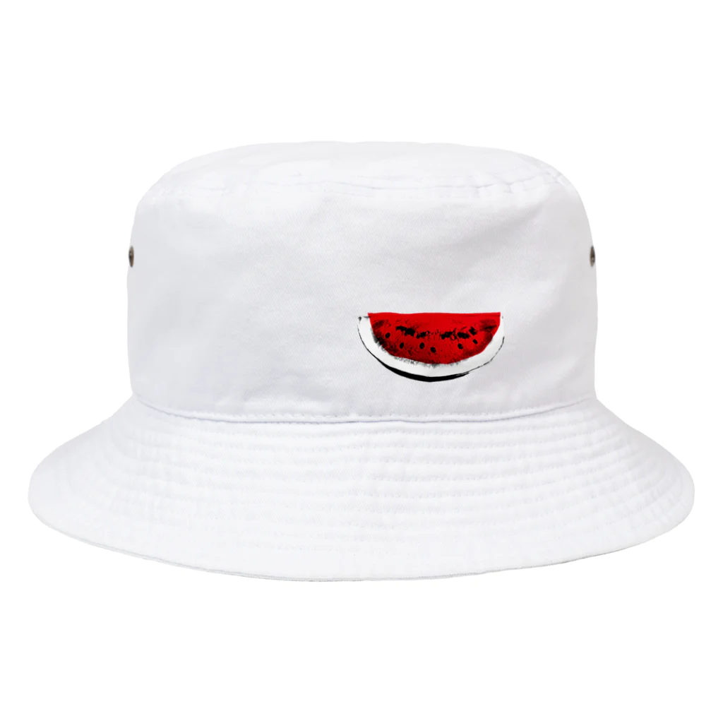 ヨープキャンが気になったのすいか -watermelon- 切 Bucket Hat