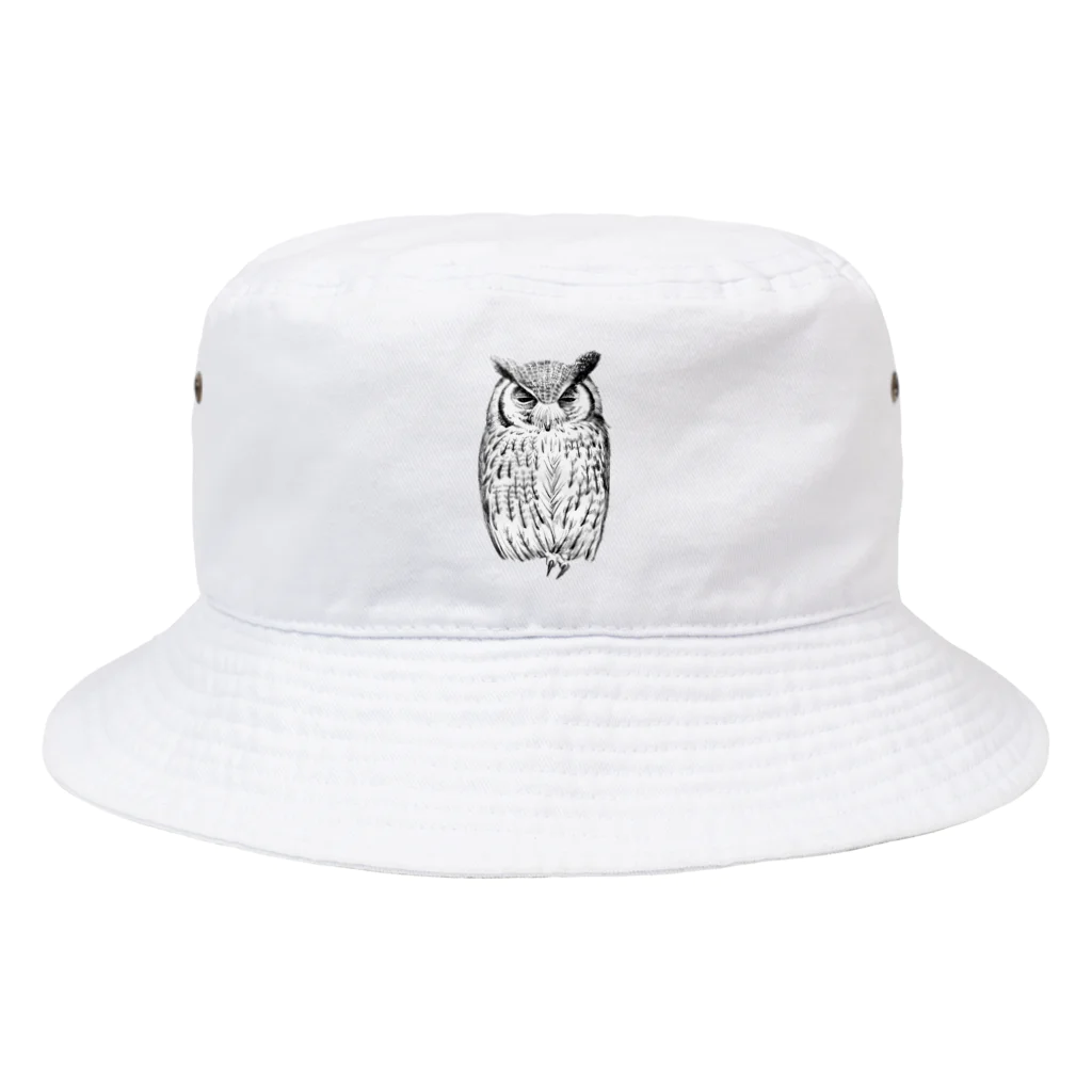 segasworksのねむいアフリカオオコノハズク Bucket Hat