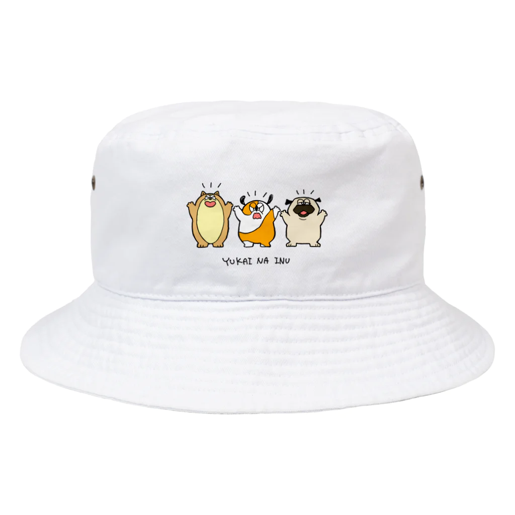 もちの天ぷらのゆかいなINU Bucket Hat