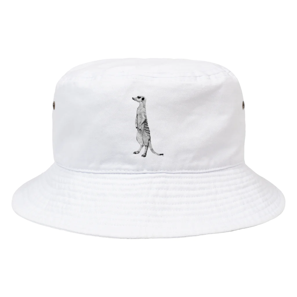 segasworksのミーアキャット（ペン画） Bucket Hat