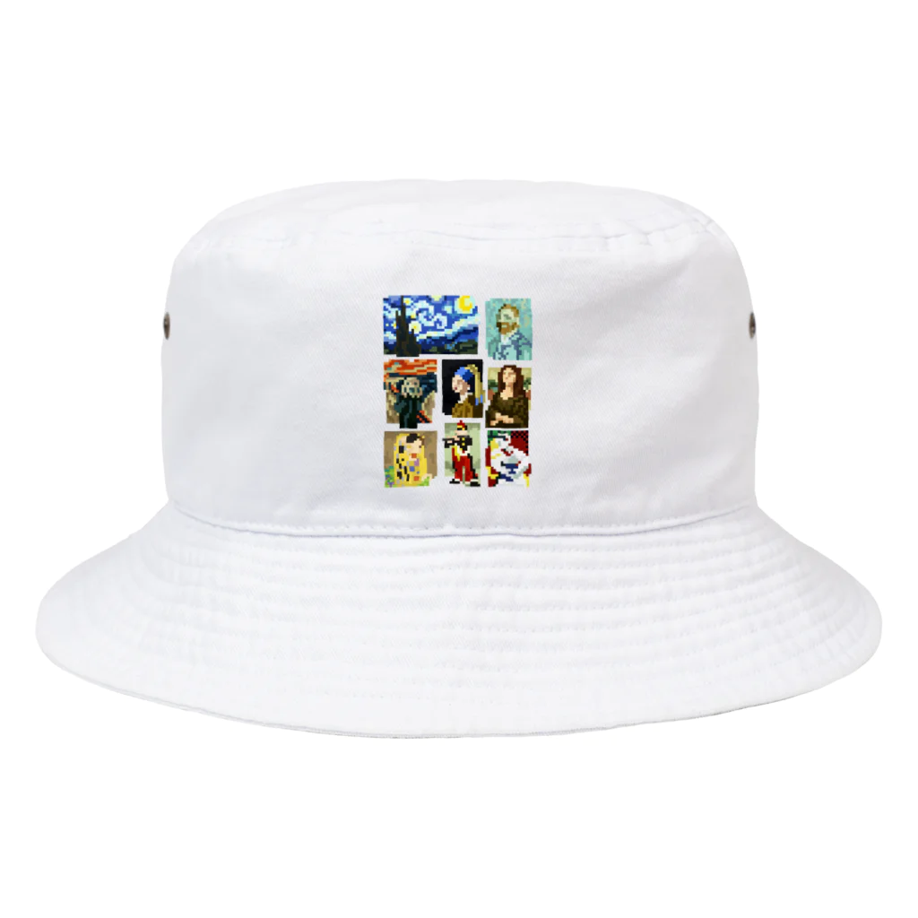 すとろべりーガムFactoryのドット美術館 Bucket Hat