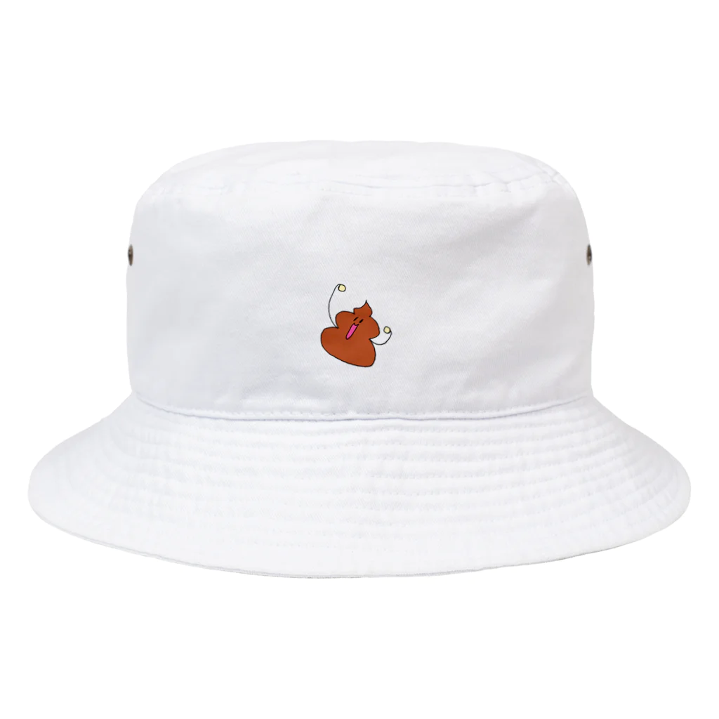 あやしいきつねのよろこびのうんこクン Bucket Hat