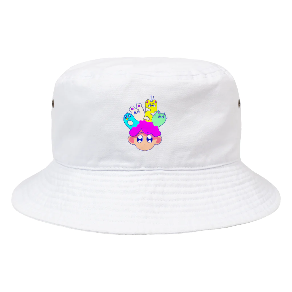 本店のどうぶつとだれかさん Bucket Hat