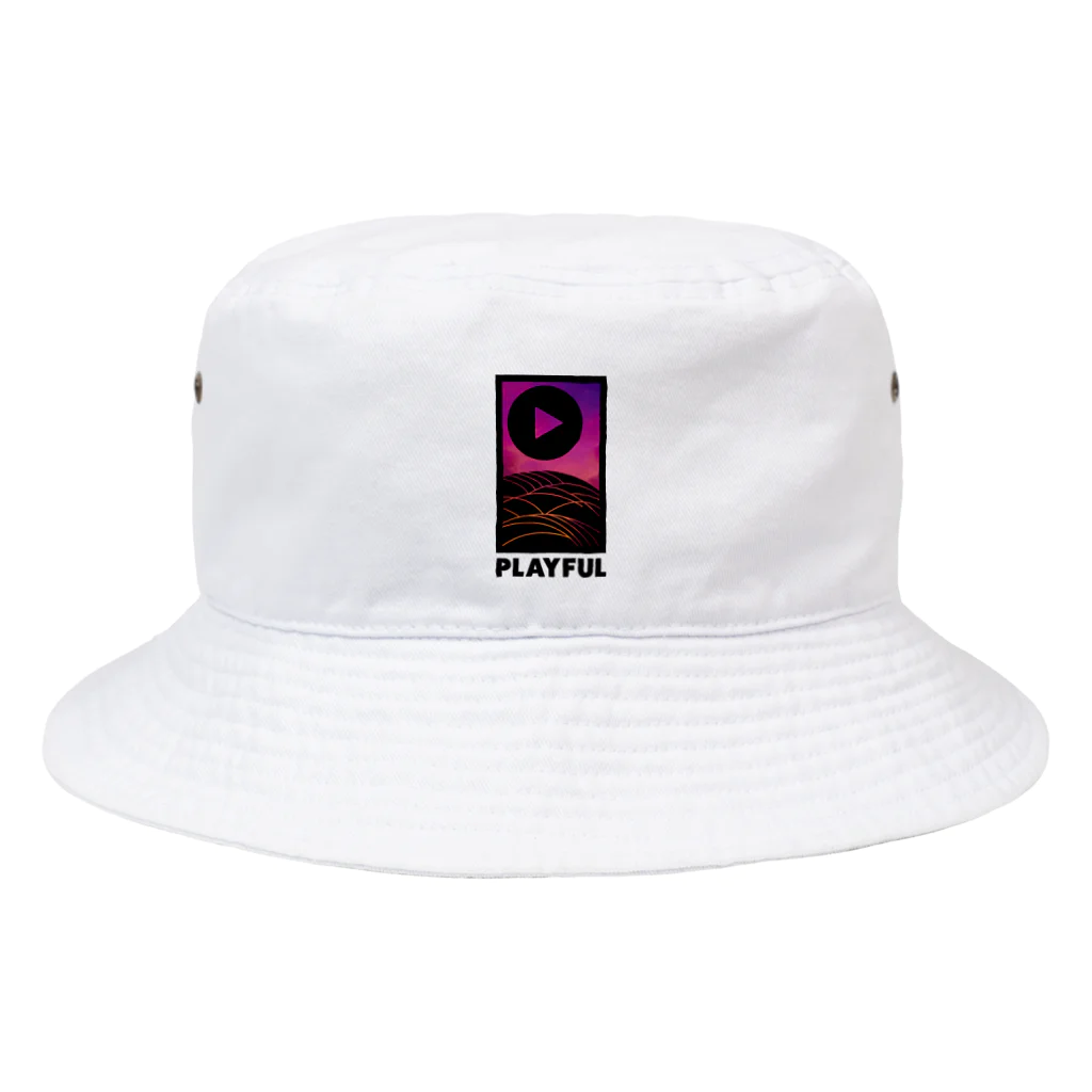 PLAYFULの芒の月　夕焼 Bucket Hat