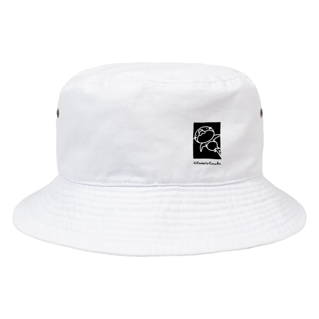 TSUBAME WORKSのtake off/black Bucket Hat