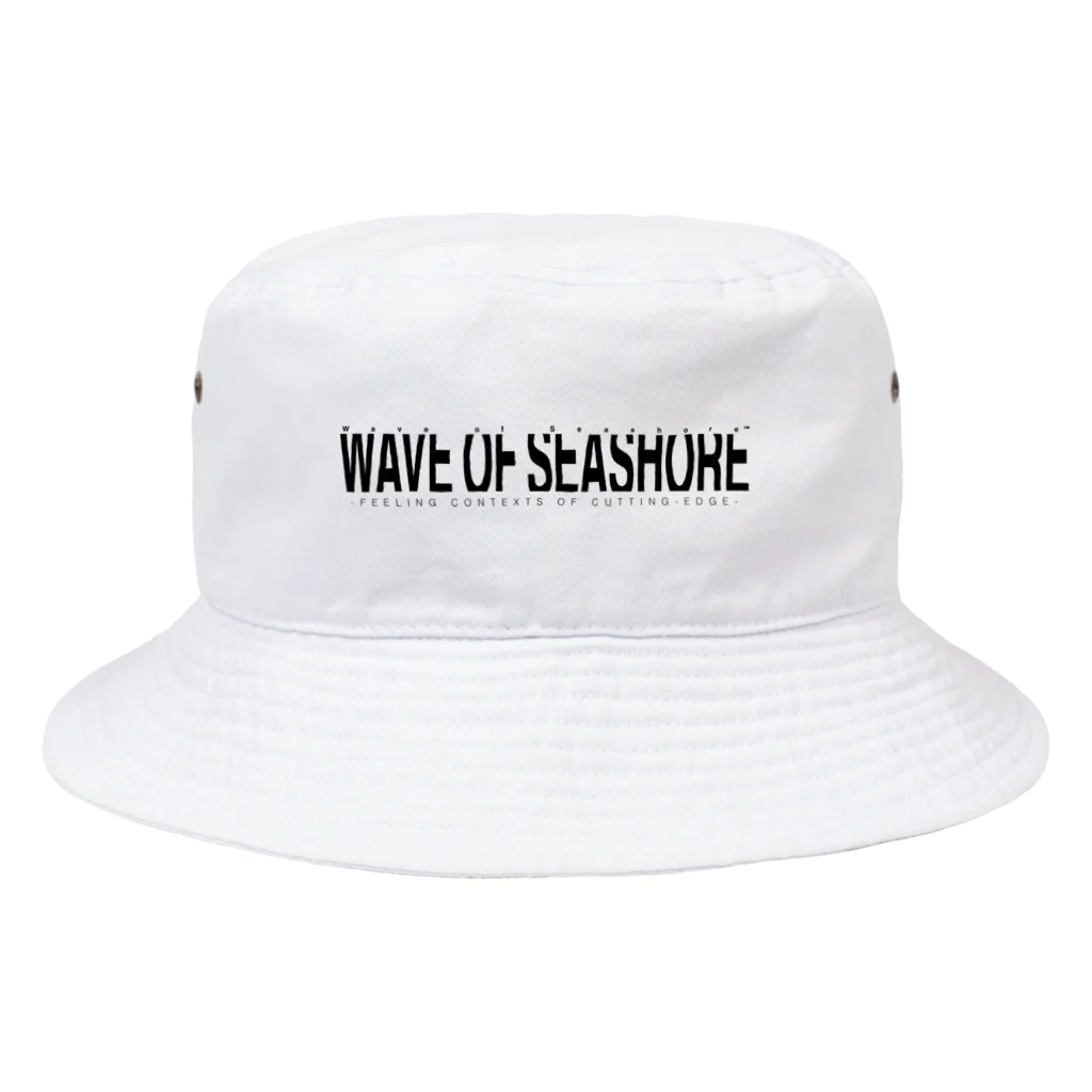 WAVE OF SEASHOREのWOS_logo01B Bucket Hat