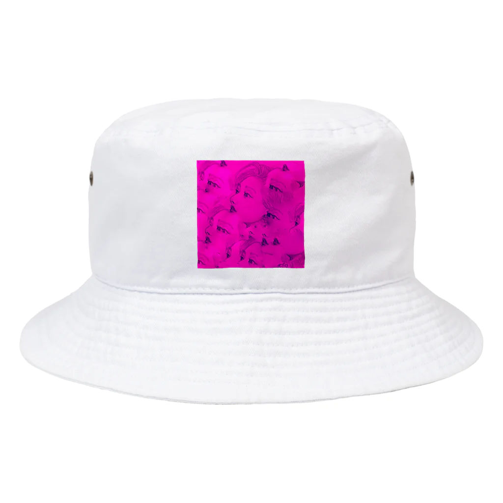 COZYのMultiple personality.pink Bucket Hat