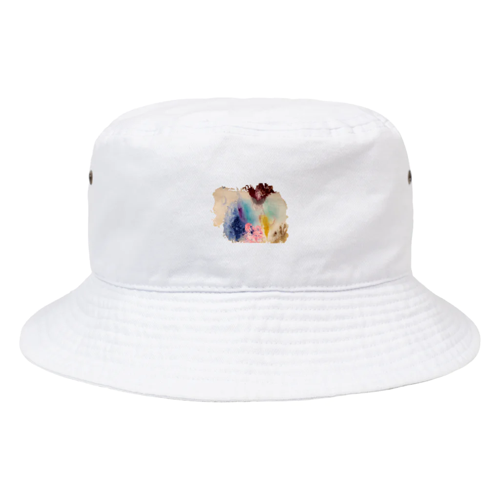 wanaco＊*のライブペイント Bucket Hat