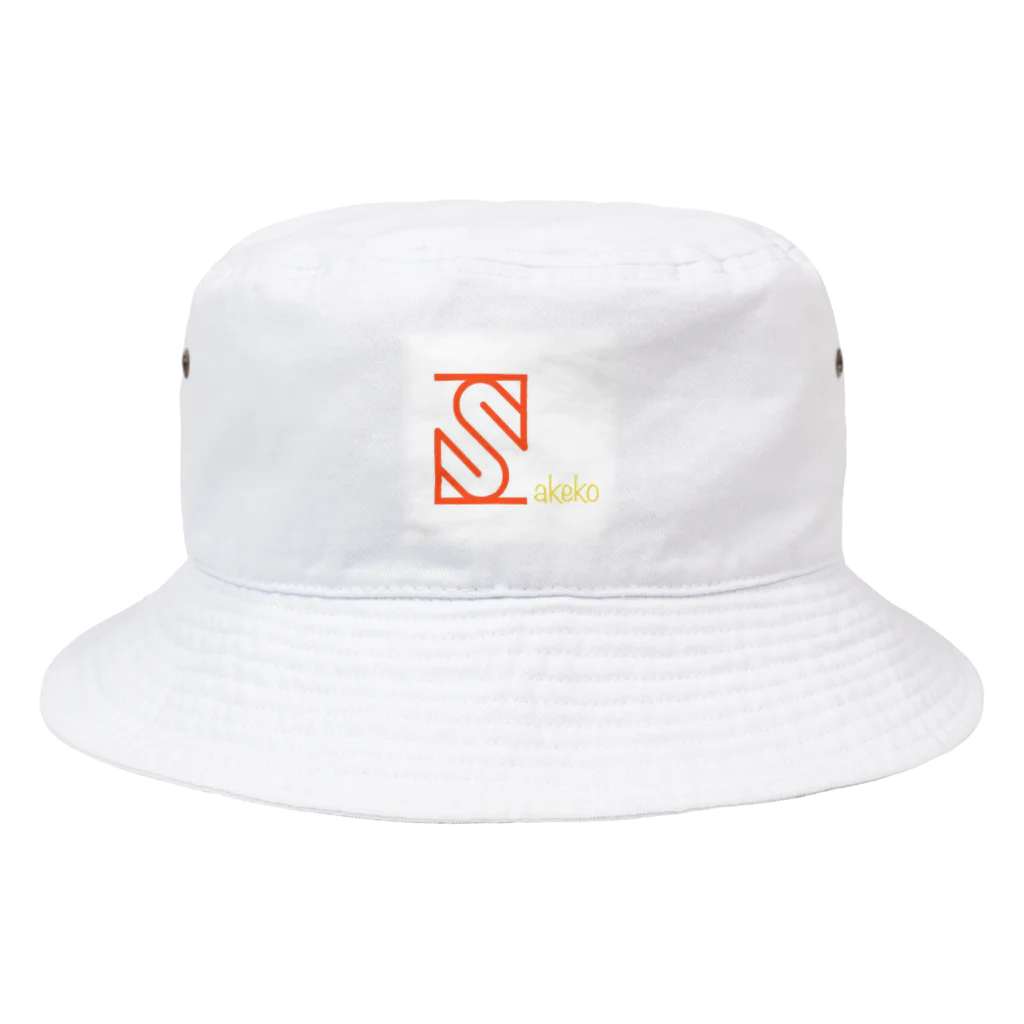 さけちゃんグッズ店のサケコ英語ロゴシリーズ Bucket Hat