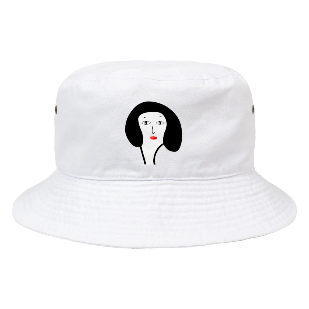 usa100の白塗り淑女 Bucket Hat