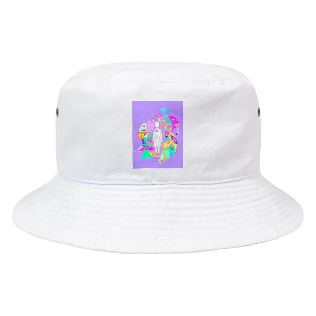 天寿丸号のうさぎさんとその仲間 Bucket Hat