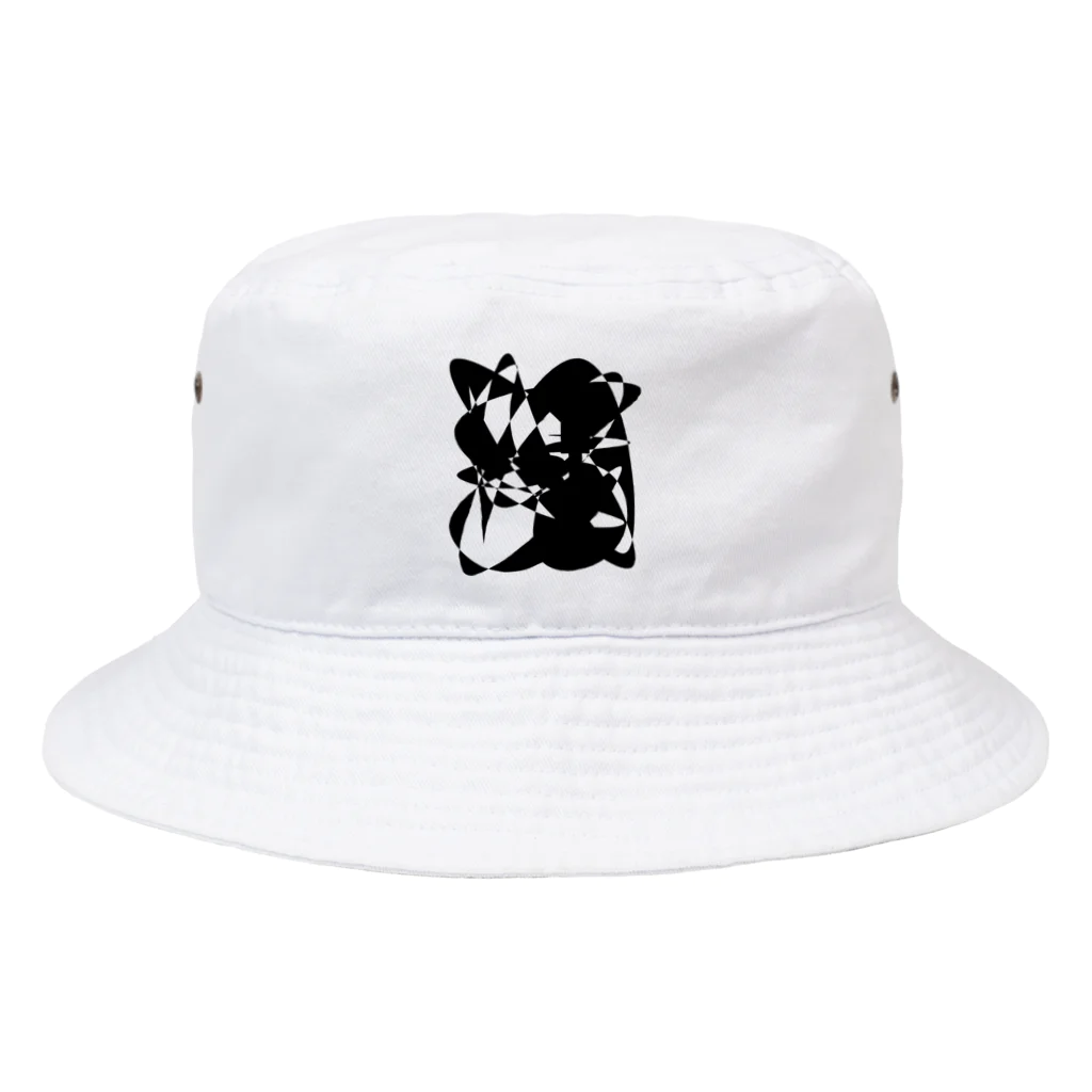 サイキックリョウのシルエットMONO Bucket Hat