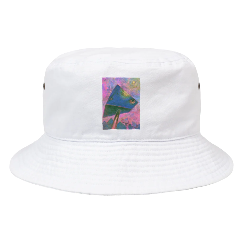 長田秀敏のストーンヘッド Bucket Hat