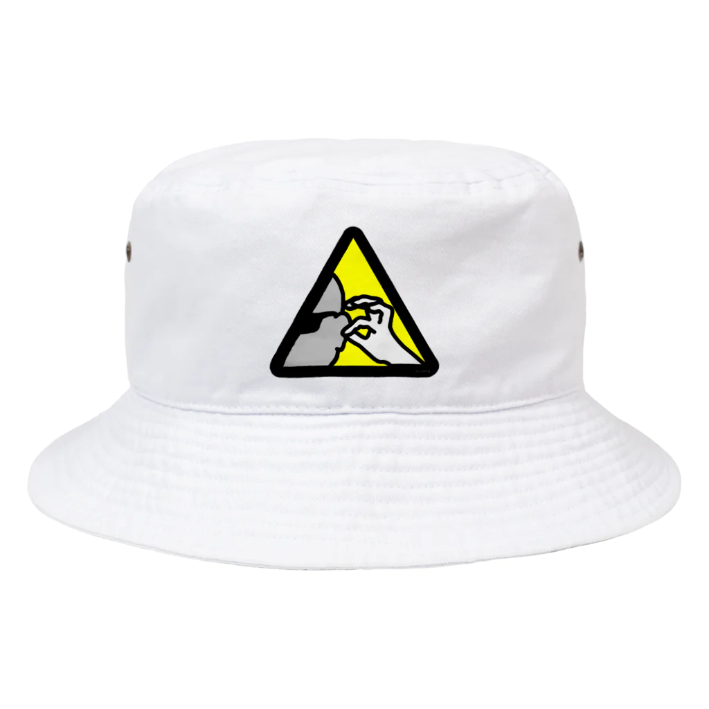 Miyanomae Manufacturingの耳摘み注意 Bucket Hat