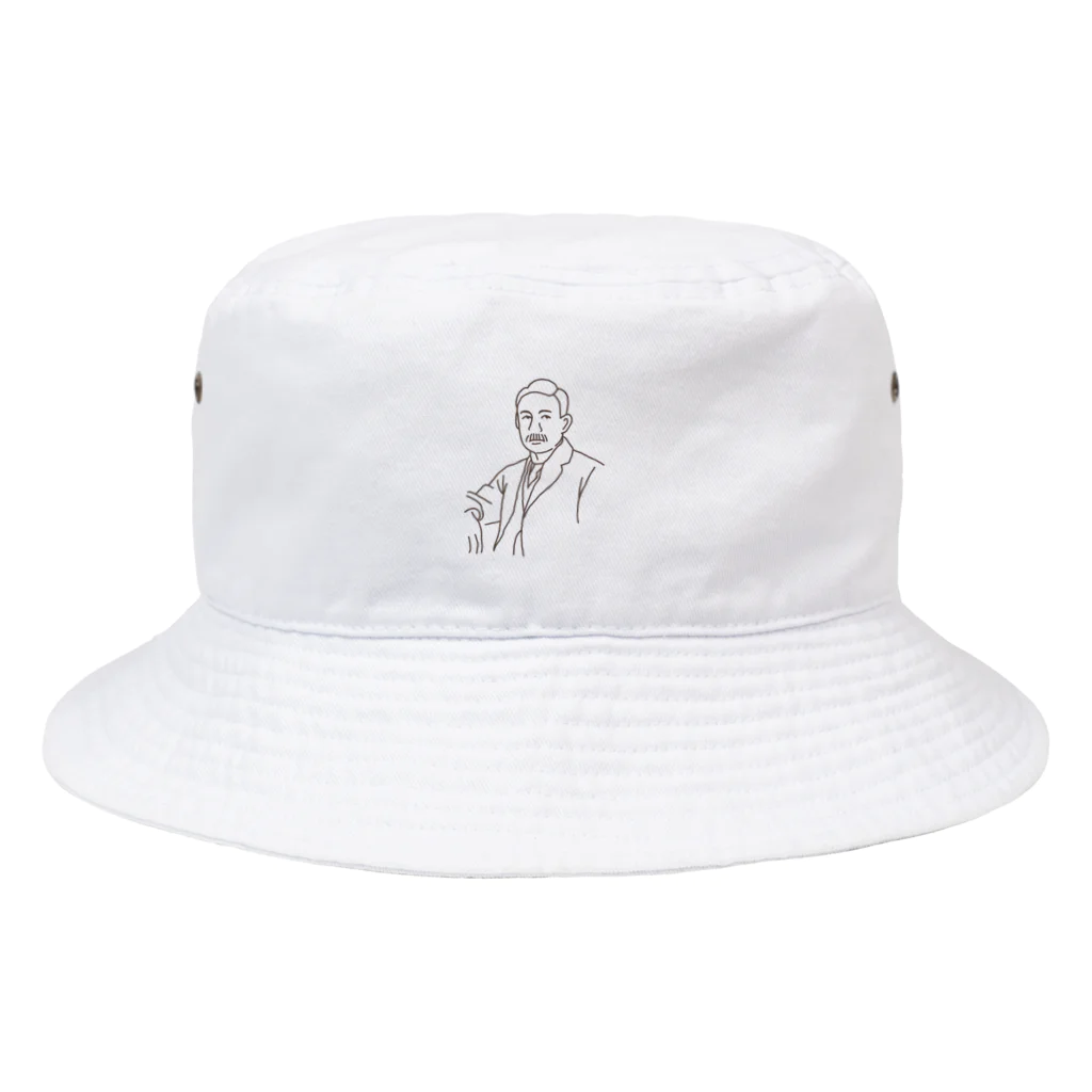 iiiiikustanの夏目の漱石さん。 Bucket Hat