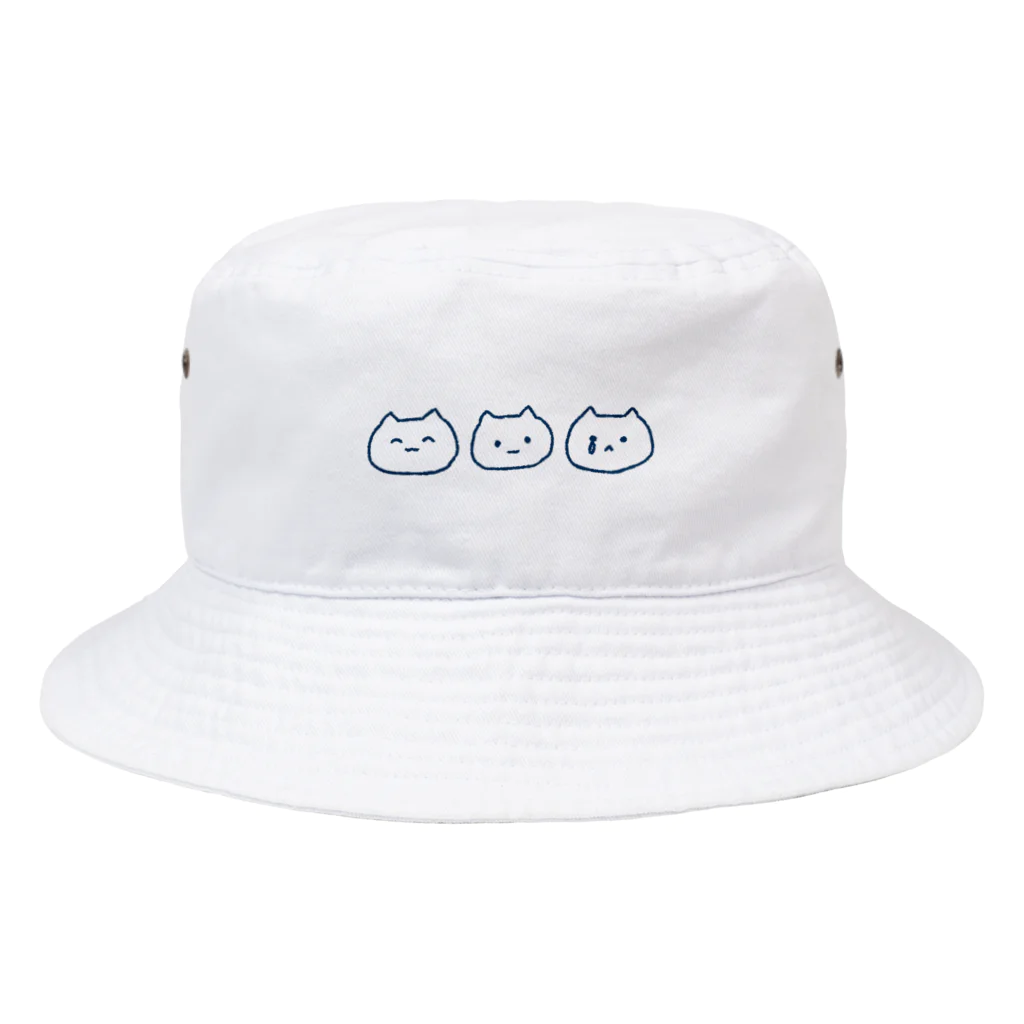 すちゃのやんでるねこちゃ さんきょうだい Bucket Hat