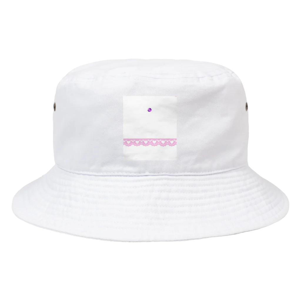 26giの白ドレス宝石 Bucket Hat