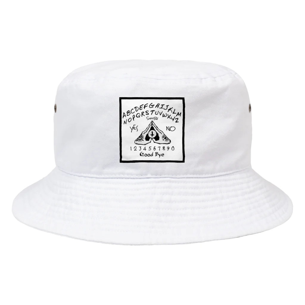 SumiReのウィジャボード　Ouija　白 Bucket Hat