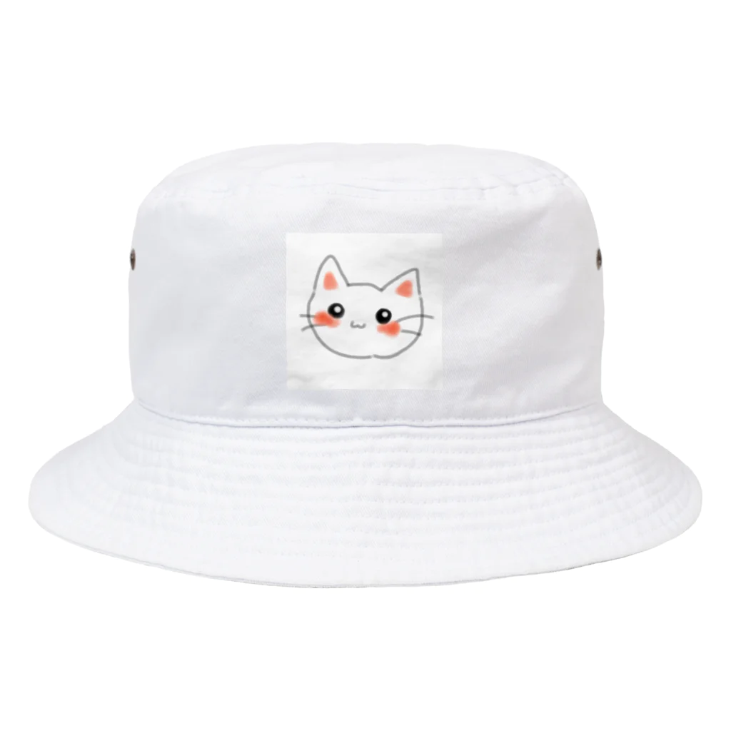 ゆるしょっぷのラクガキねこちゃん Bucket Hat