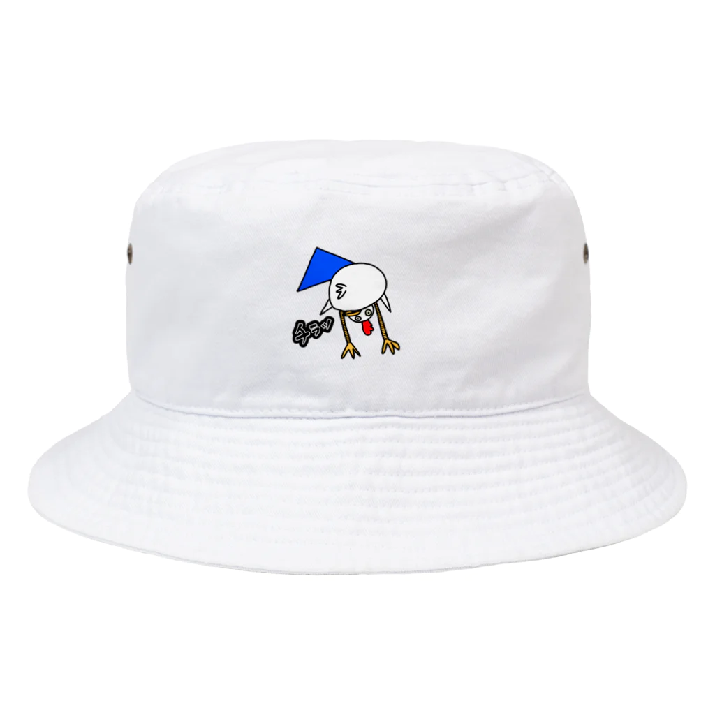 usa100のチラッ ポンコツヒーロー Bucket Hat