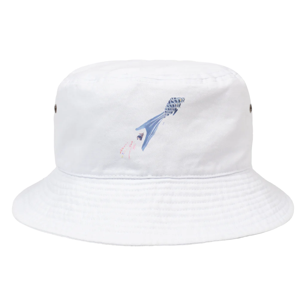 Kitarouのワンポイント 鯉のぼり Bucket Hat