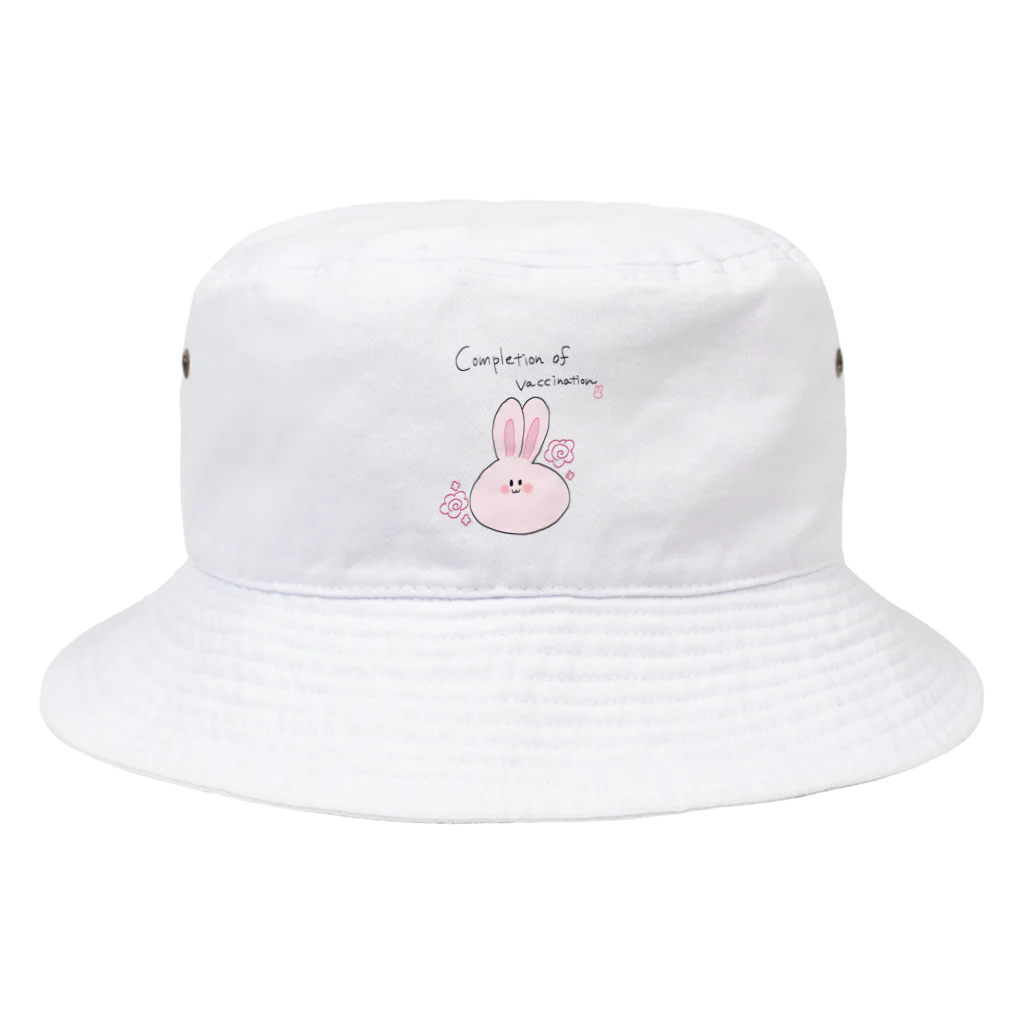 hay⋆のusamochi@complete of vaccination Bucket Hat