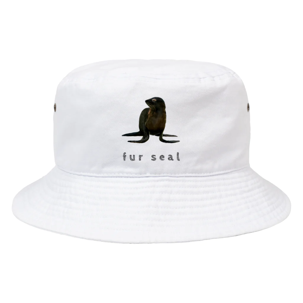 いきもの大好き！ほほえみフレンズのオットセイの日光浴 Bucket Hat