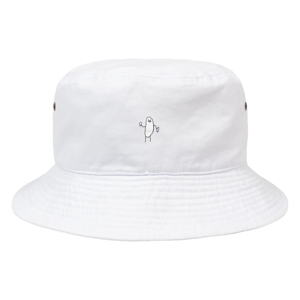 43番 デザイングッズ店の米鳥 Bucket Hat