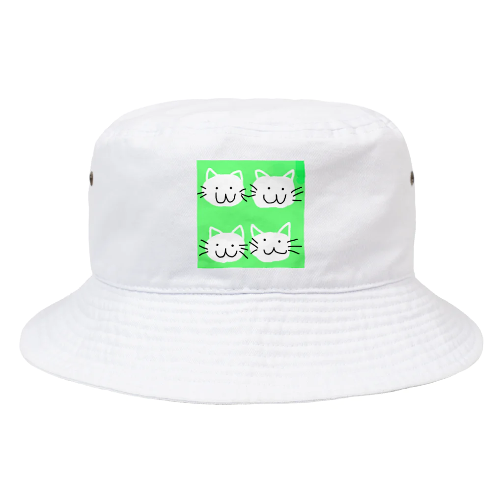 edamamedaisukiの四つ子の猫 Bucket Hat