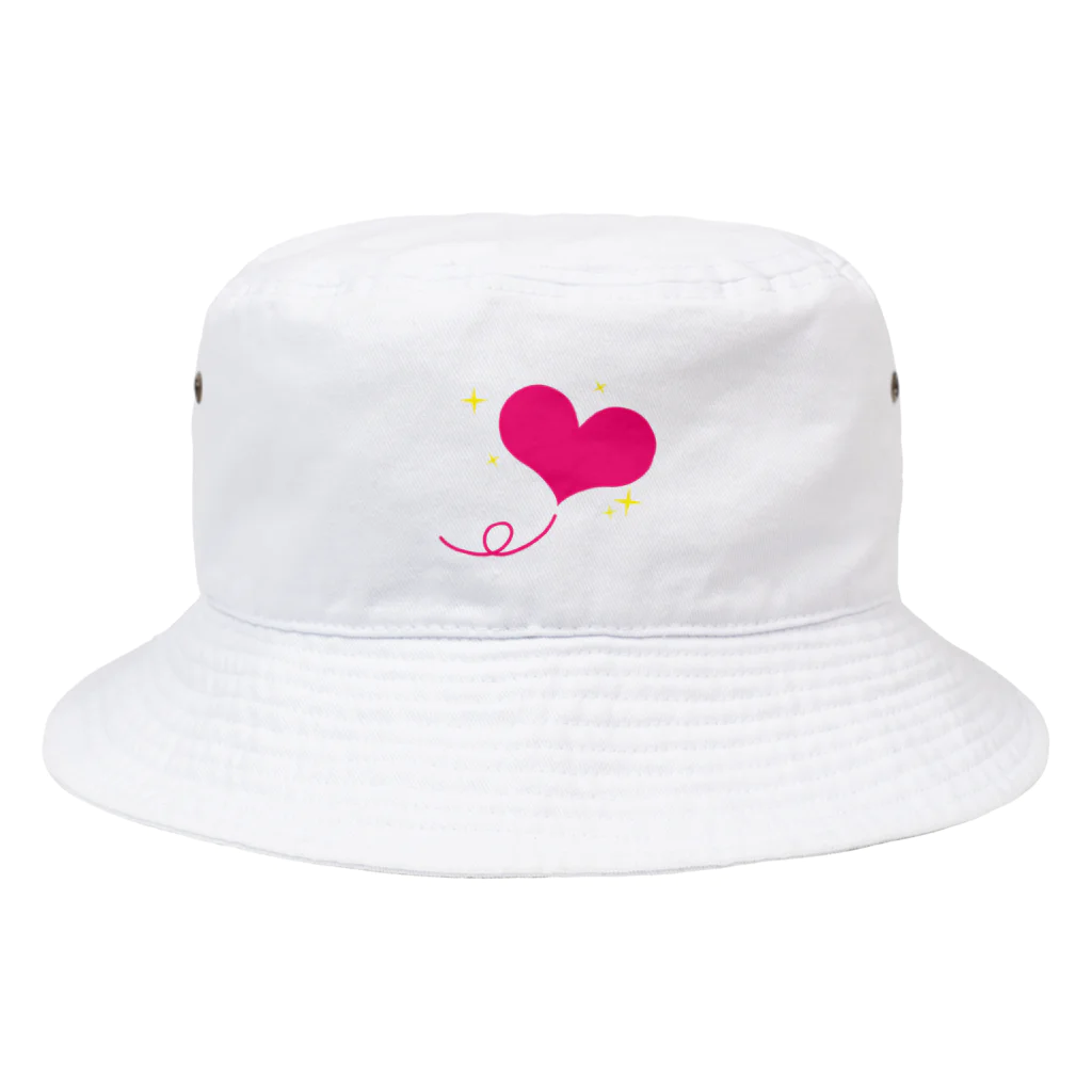 MAGENTA INFINITYのかわいいハートキラキラ Bucket Hat