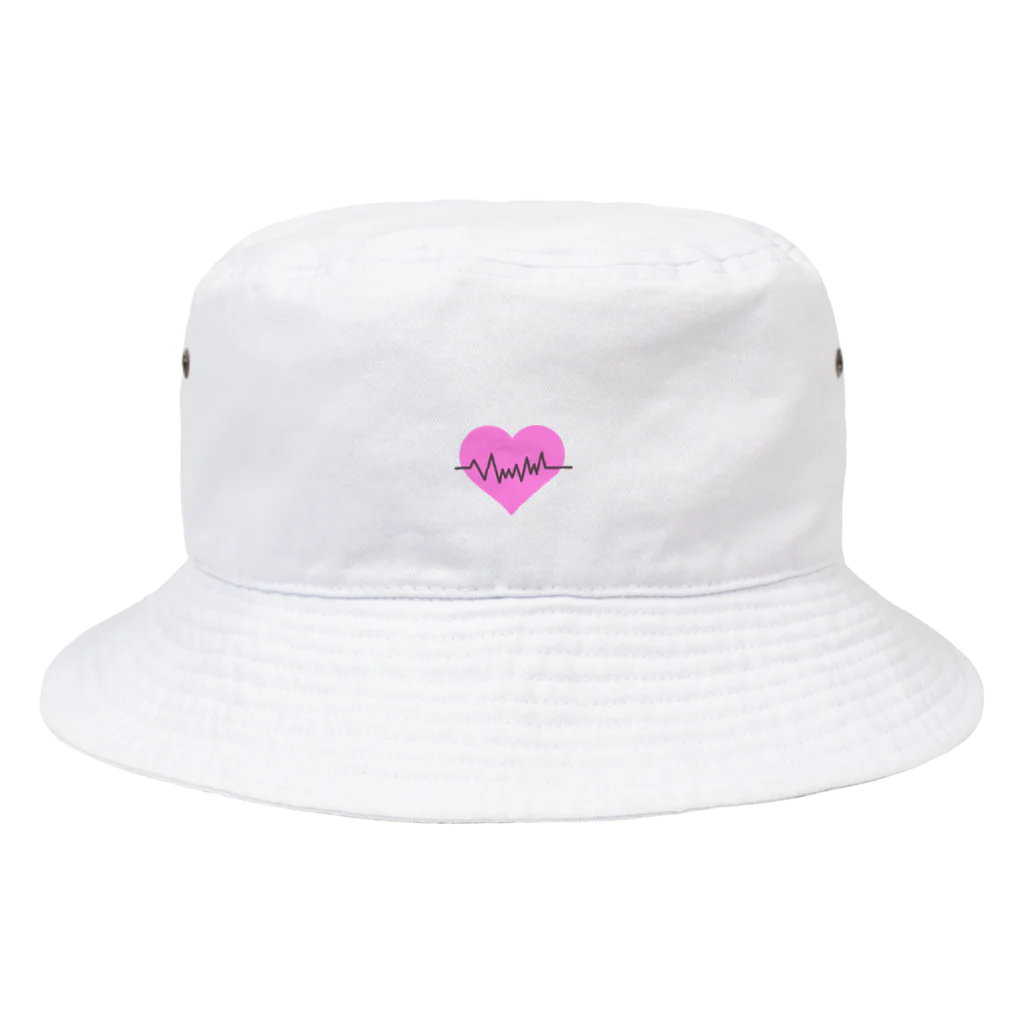 ＰａＮのHeart ECG Bucket Hat