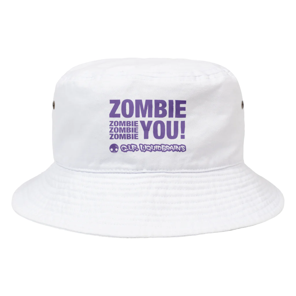 KohsukeのZombie You!（purple print） バケットハット