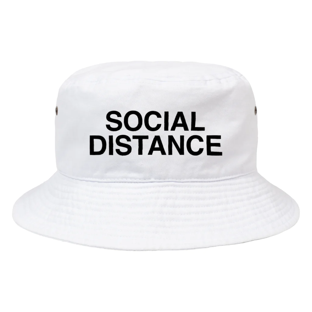 TOKYO LOGOSHOP 東京ロゴショップのSOCIAL DISTANCE-ソーシャルディスタンス- バケットハット