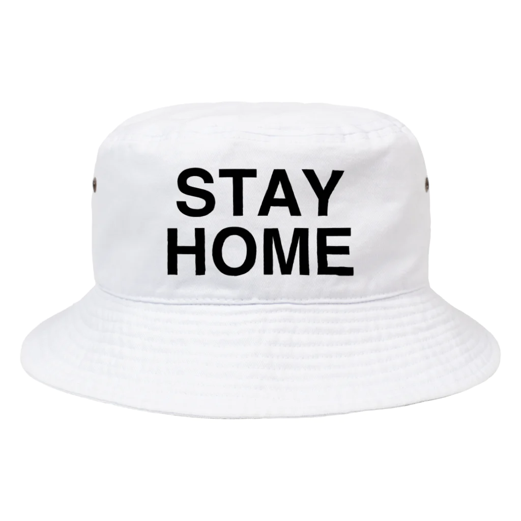 TOKYO LOGOSHOP 東京ロゴショップのSTAY HOME-ステイホーム- Bucket Hat