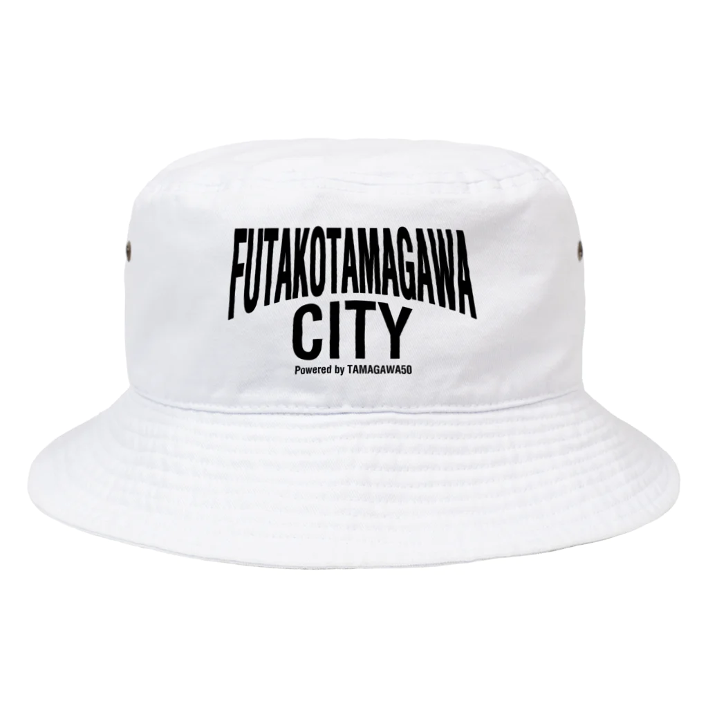 たまがわ50のFUTAKOTAMAGAWA CITY Bucket Hat