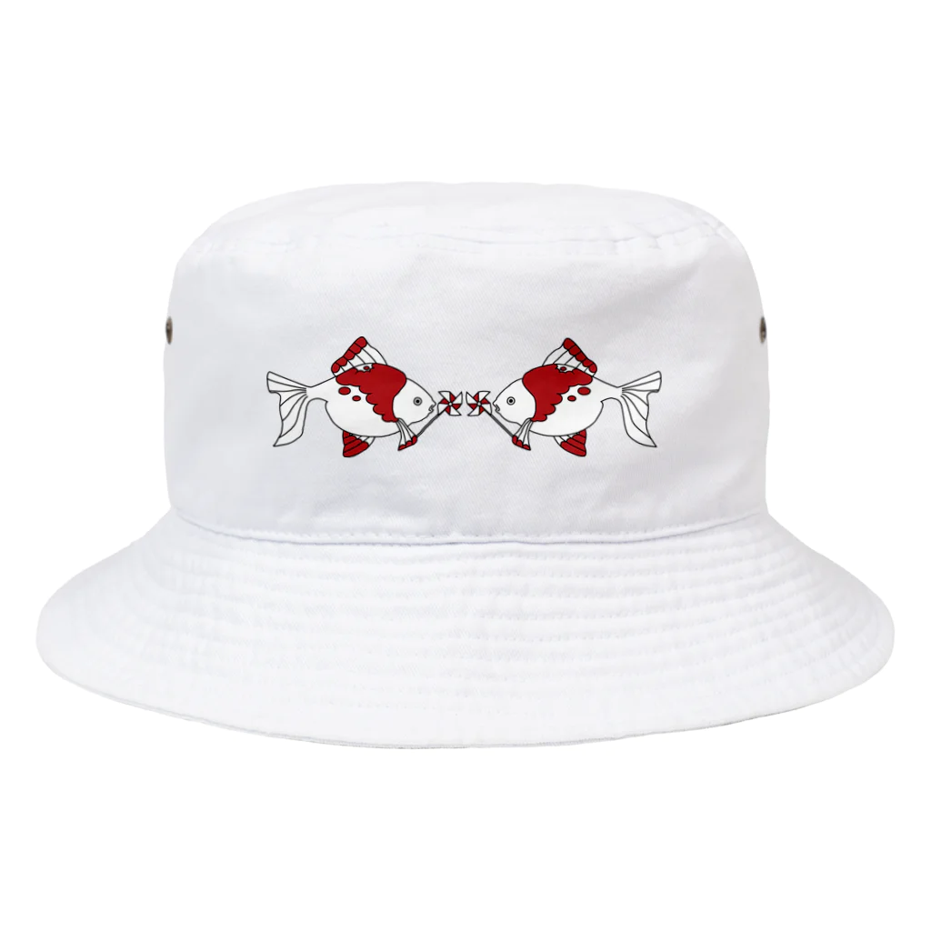 Amiの風車白金魚 Bucket Hat