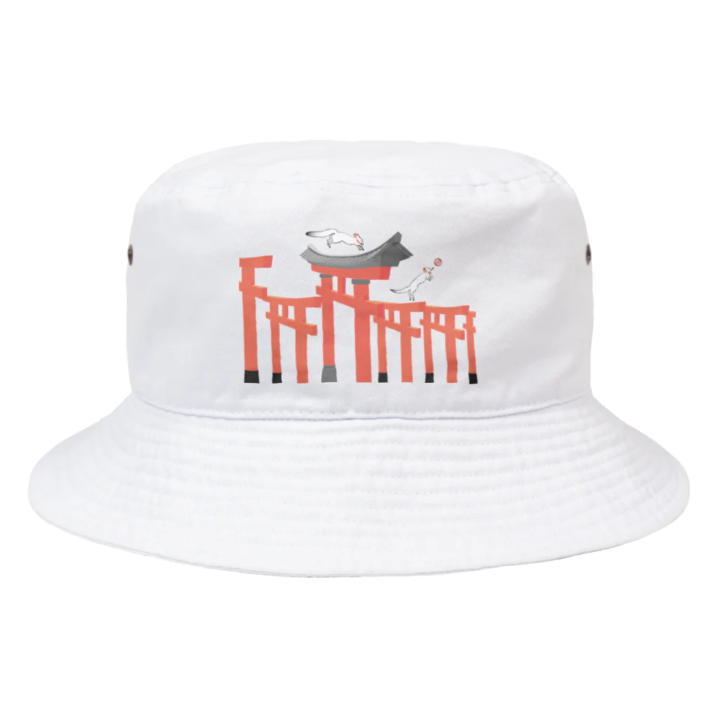 Amiの狐の手毬唄-鳥居- Bucket Hat