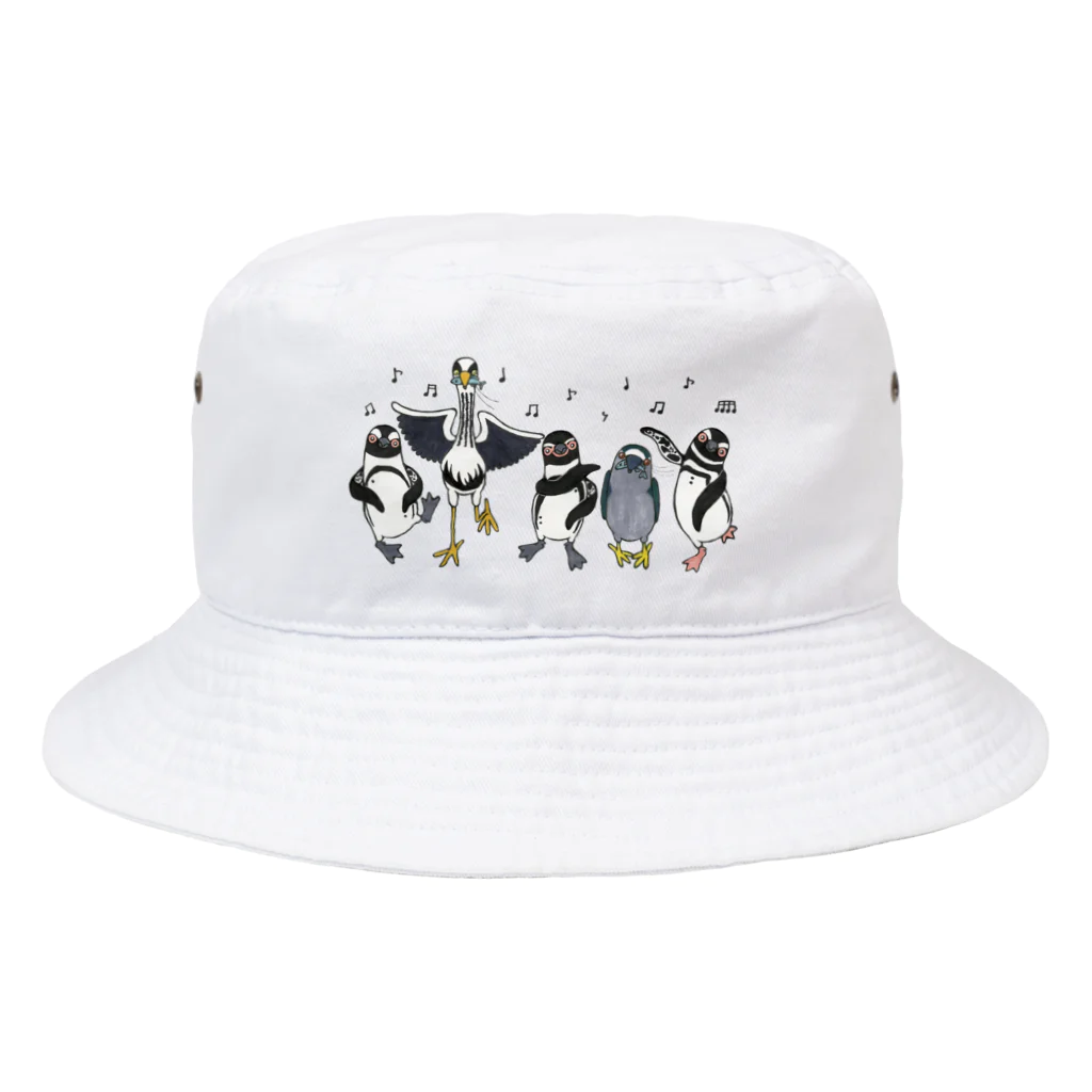 penguininkoのhappiness Dancing  Bucket Hat