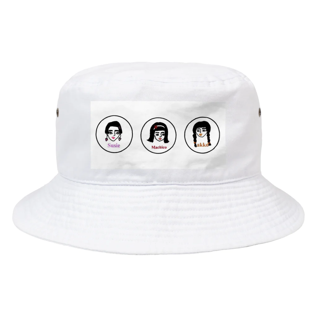 kukka / クッカの3人の女の子 Bucket Hat