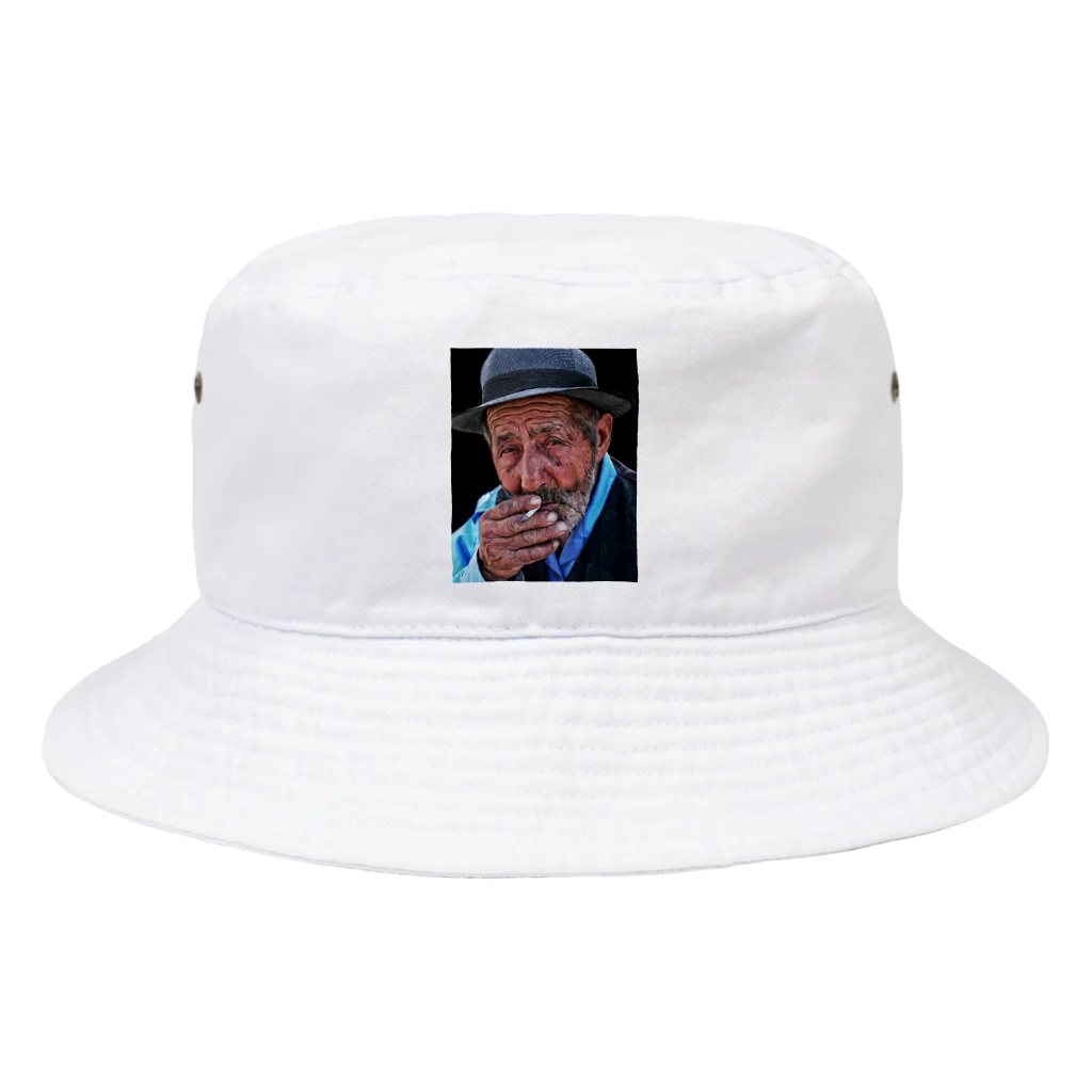 hplkjnyのおじいちゃん Bucket Hat