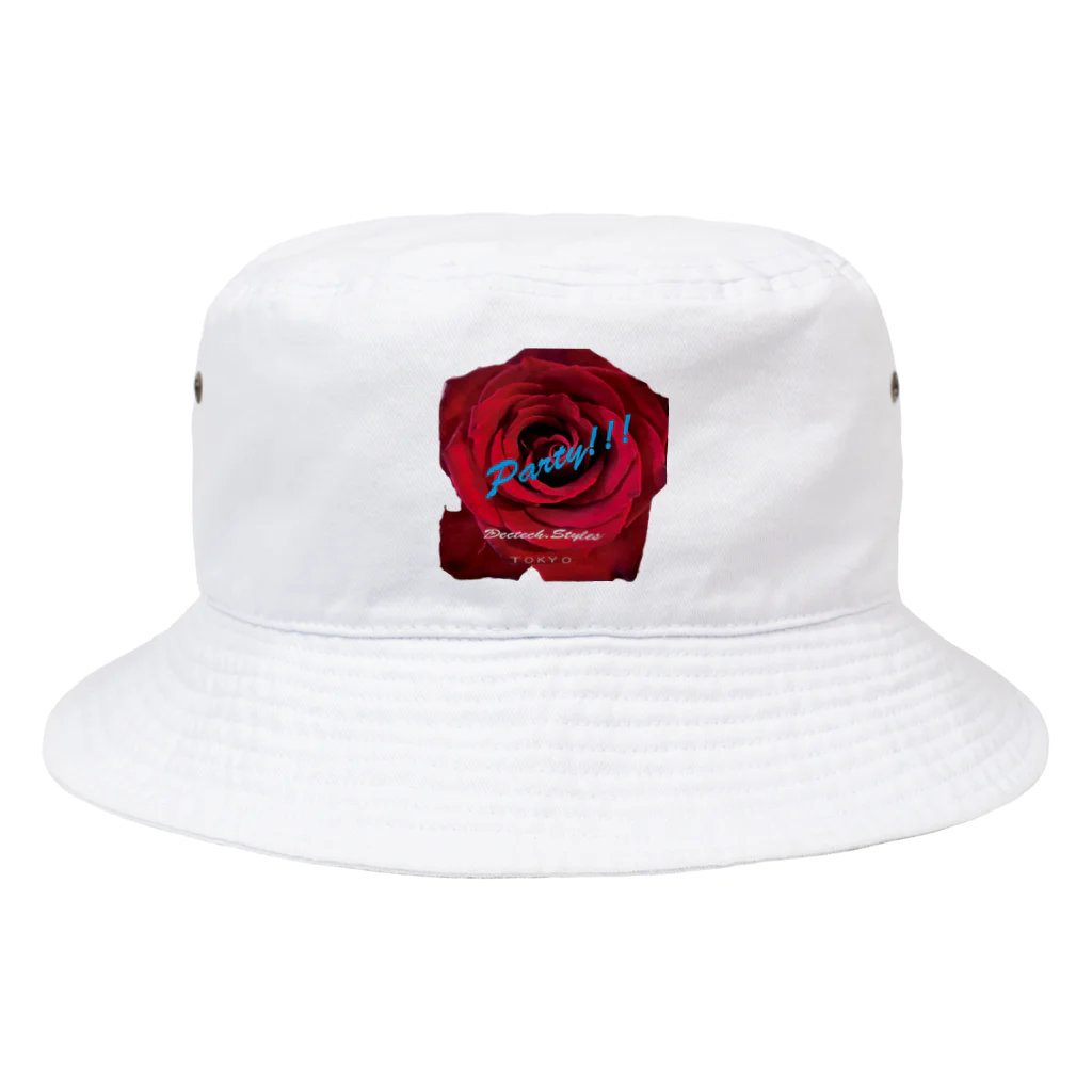 Dectech.stylesの100 red rose バケットハット